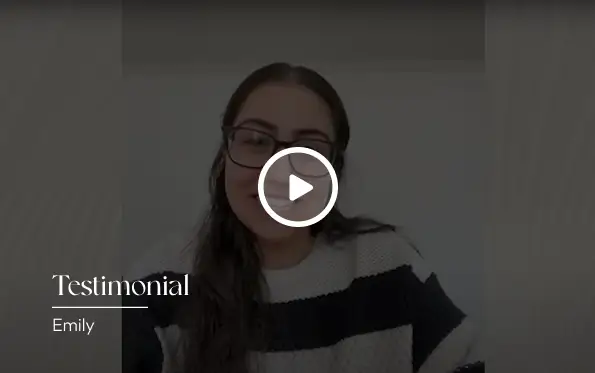 Emily Testimonial Video Thumbnail
