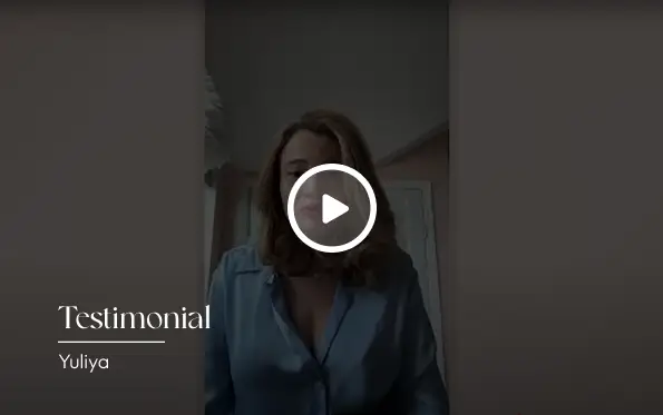 Yuliya Testimonial Video Thumbnail