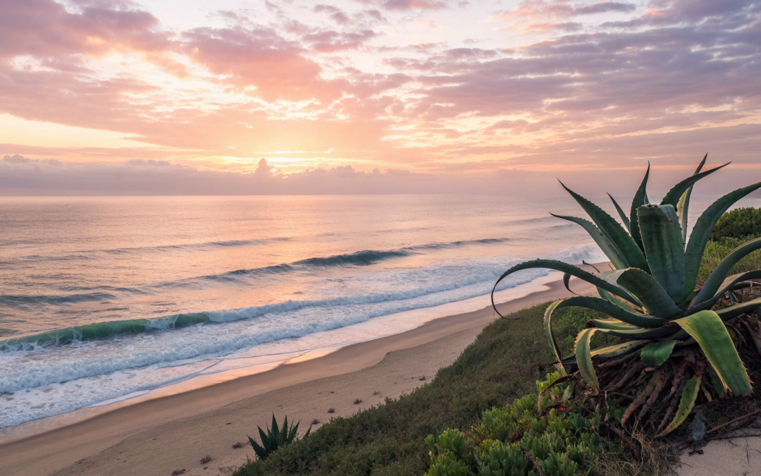 Sunrise over a beach, a functional medicine approach to the root cause of Crohn's disease.