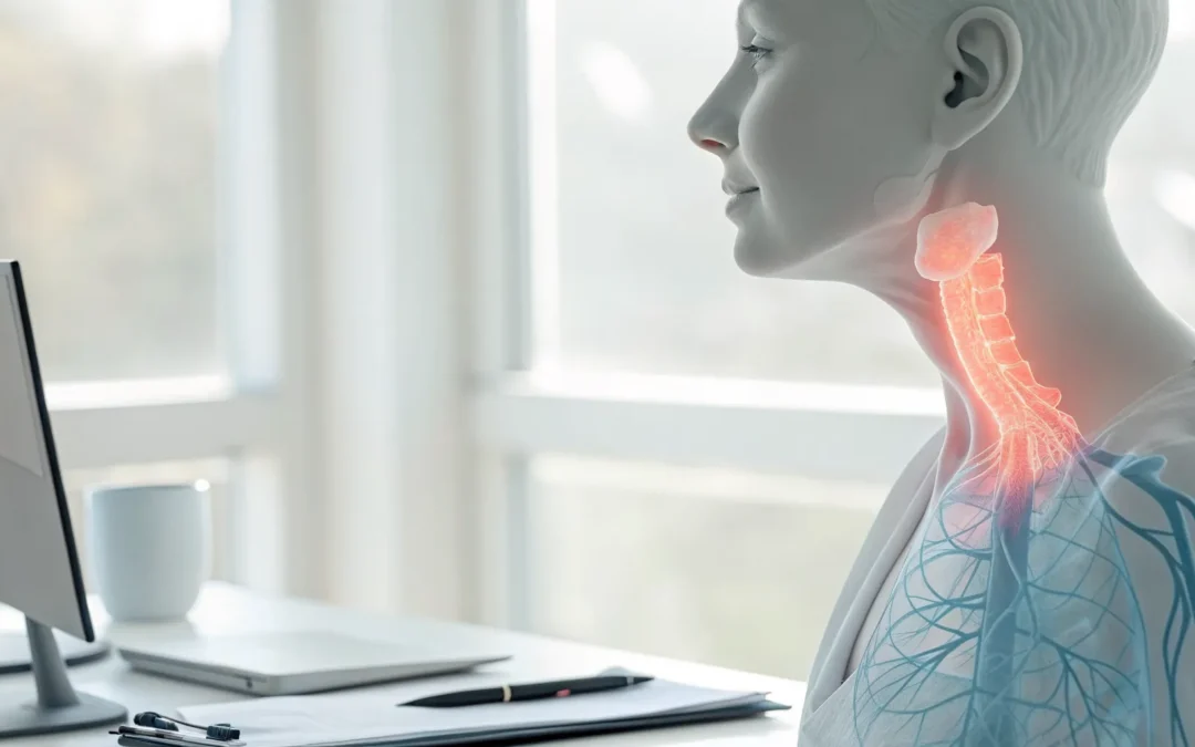 Anatomical view of the thyroid for a functional medicine approach to Hashimoto's.