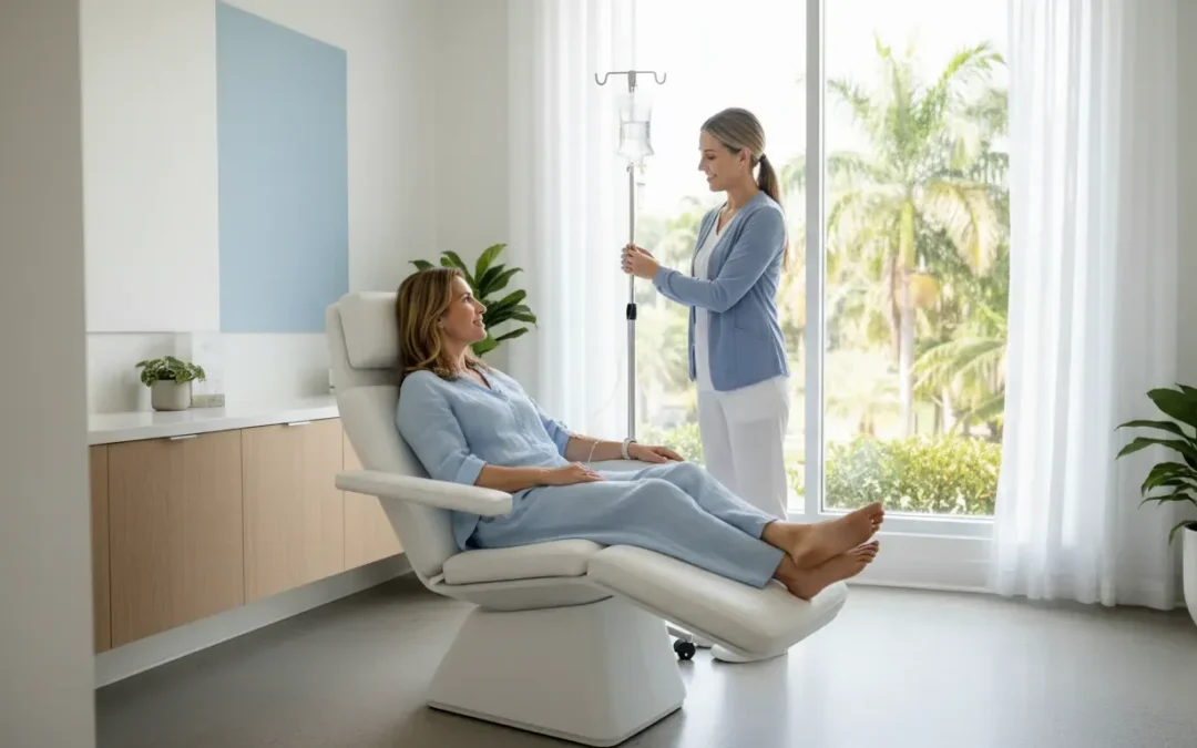 iv therapy benefits boca raton wellness clinic infusion session